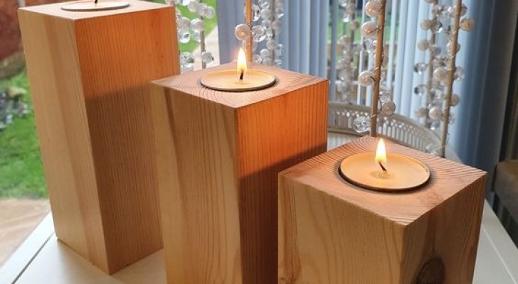 13 splendidi porta-candele da realizzare con legno, fiori, frutta e altri elementi naturali