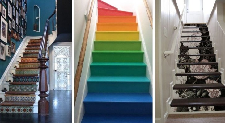9 spunti irresistibili per decorare le scale di casa in modo unico e originale