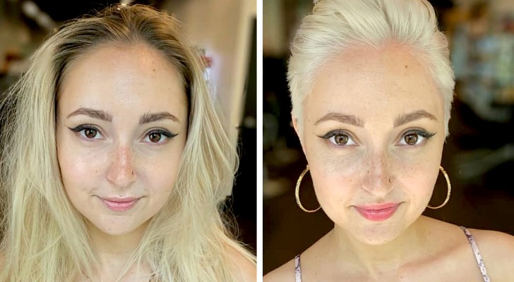 10 Frauen, die beschlossen haben, sich die Haare abzuschneiden und sich mit sich selbst wohlzufühlen