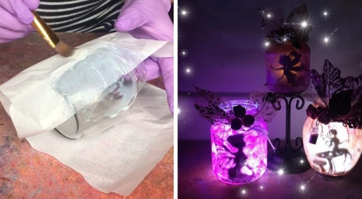 Il tutorial semplice per realizzare una lanterna fatata riciclando barattoli di vetro