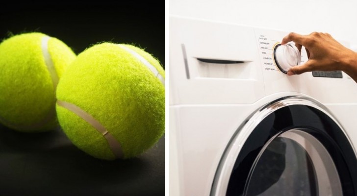 Il metodo casalingo per usare le palline da tennis per rendere il bucato più morbido