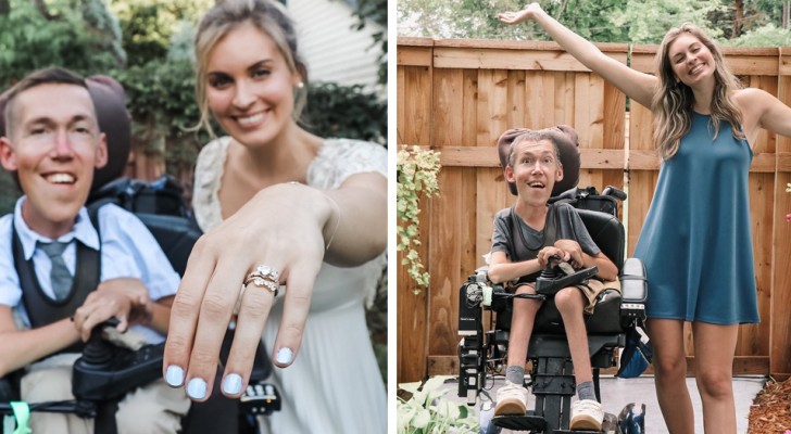 He is disabled and she is not: they marry against all prejudice, proving that love can overcome any obstacle