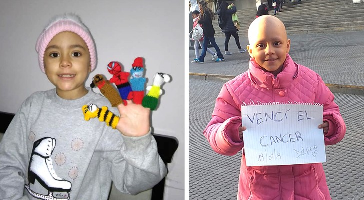 Cette petite fille a vaincu le cancer après 52 séances de chimiothérapie : "Personne n'est aussi fort qu'elle"
