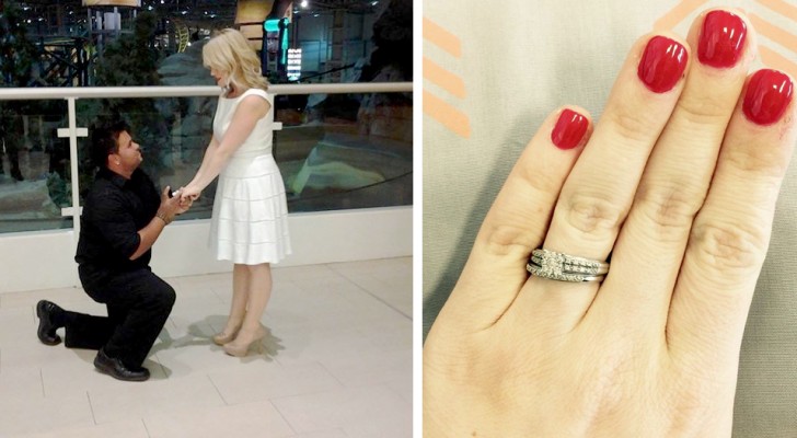 "Parece demasiado pequeño": una mujer responde a quienes la criticaron por la foto del anillo de compromiso
