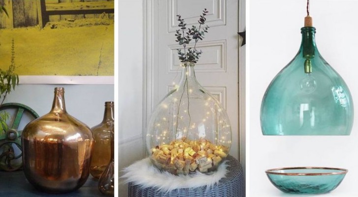 13 fantastiche idee per riciclare in modo creativo le damigiane e ricavarne splendide decorazioni