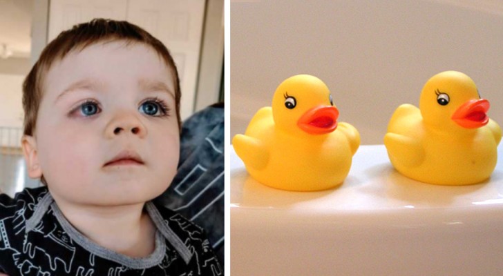 Uma criança corre o risco de perder a visão por causa de um brinquedo que usou no banho: um perigo real mas pouco considerado