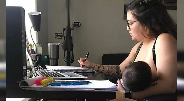 A teacher forbids a student from breastfeeding her daughter during online lessons: "you can do it in your spare time"