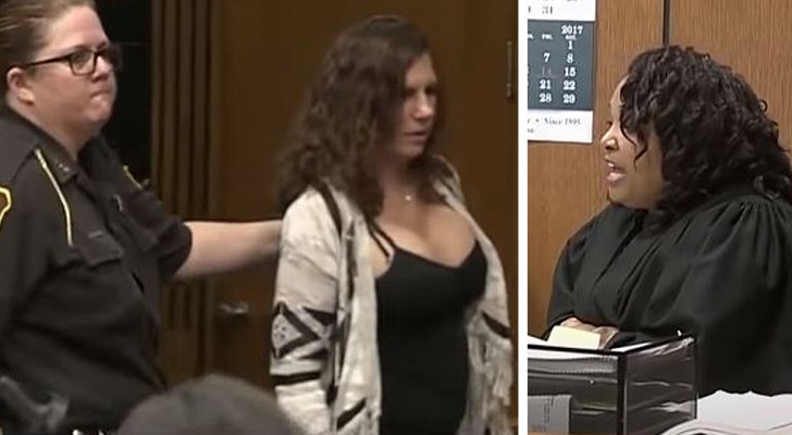 The mother laughs during her daughter's hearing: the judge sentences her to 93 days in prison