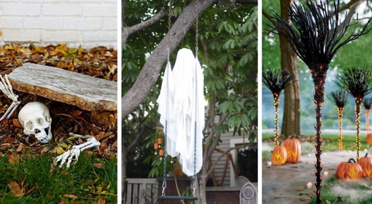 10 trovate super-spaventose per decorare il vostro giardino in occasione di Halloween