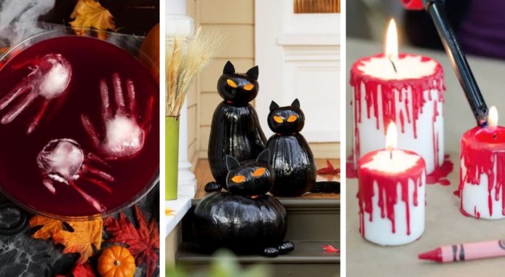 8 projets DIY pour créer des décorations d'Halloween super-scénographiques grâce au recyclage créatif