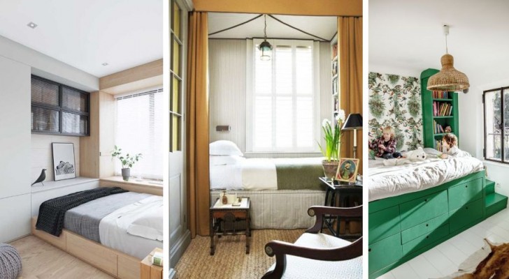 12 geniale und funktionelle Lösungen zur Aufwertung von Möbeln in kleineren Schlafzimmern