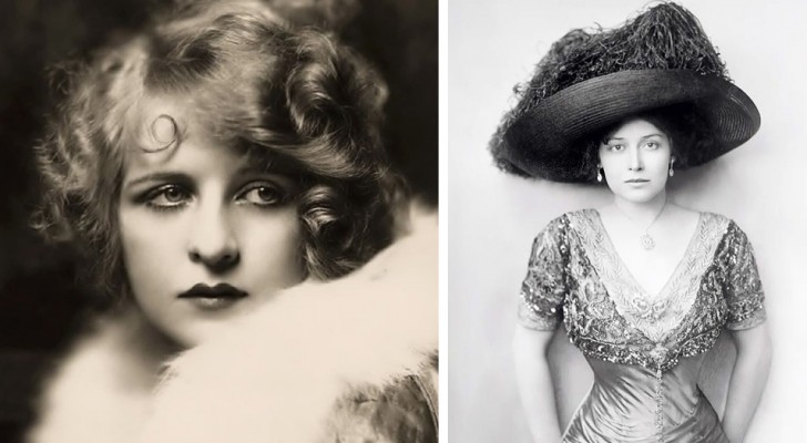 Hoe beroemdheden er 100 jaar geleden uitzagen: 15 foto's van de mooiste vrouwen uit de vorige eeuw