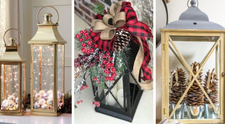 9 bezaubernde Vorschläge zur Dekoration von Laternen in perfekter Weihnachtsstimmung