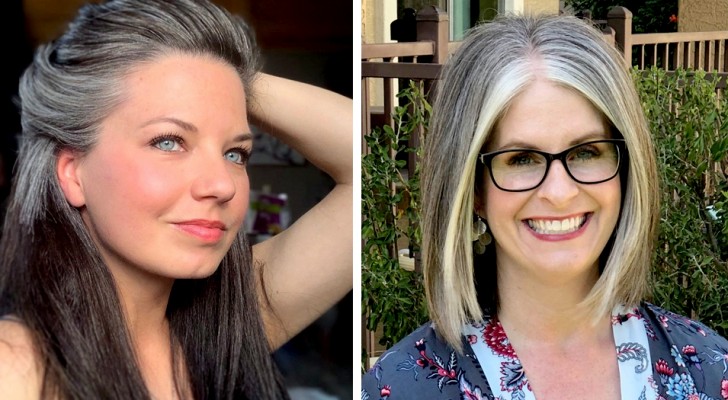 15 women who abandoned hair dye to show the world the beauty of their gray hair