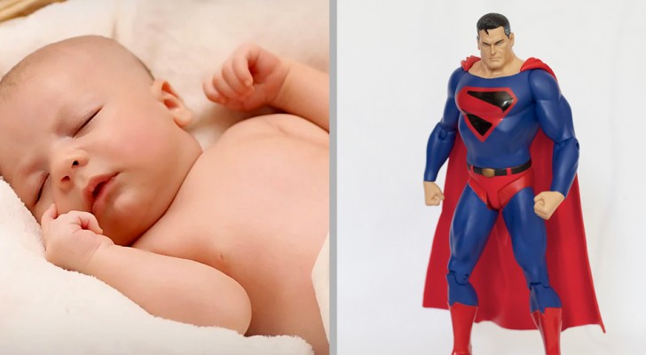 A premature baby is born at 5 months gestation: he was as small as a Superman doll