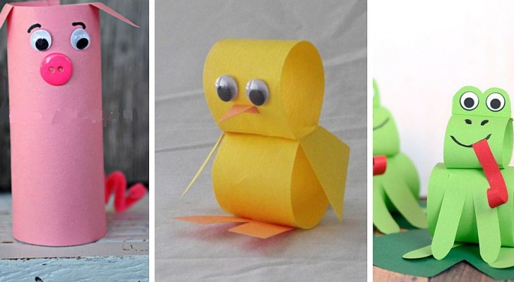 8 simpaticissimi progetti adatti ai più piccoli per realizzare animaletti di carta