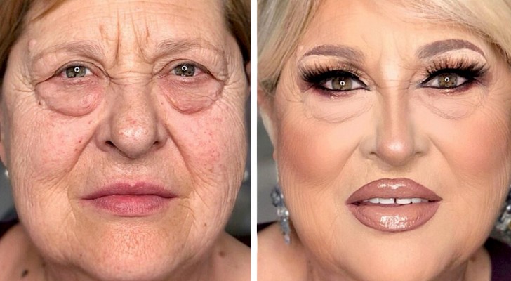 15 women who transformed into completely different people with the magic of makeup