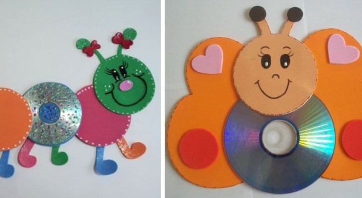 9 lavoretti per i bambini da realizzare riciclando vecchi CD o DVD