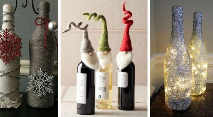 10 astuces créatives pour recycler les bouteilles et les transformer en de fantastiques décorations de Noël 