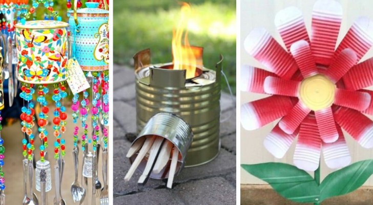 8 idées brillantes pour recycler les boîtes de conserve et les transformer en objets créatifs