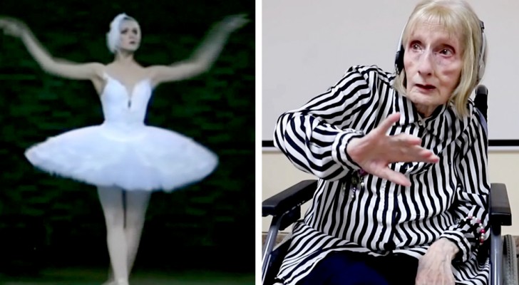 Un'ex ballerina con Alzheimer ascolta le note del "Lago dei Cigni" e ricorda la coreografia dopo 60 anni