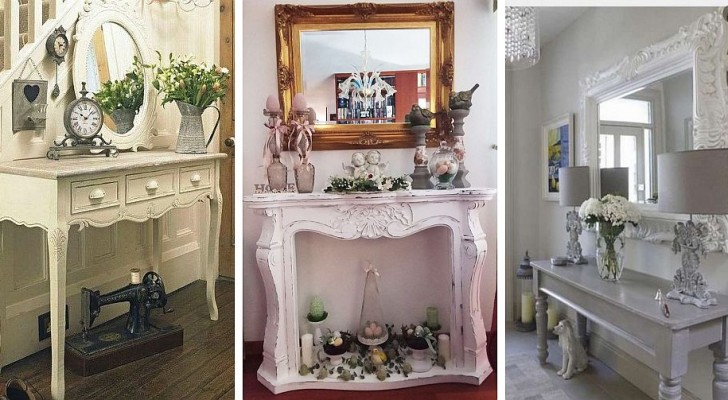 10 charmante Arrangements, um den Eingang Ihres Hauses im Shabby-Chic-Stil zu dekorieren