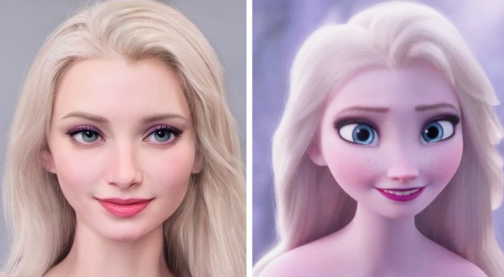 Un artista usa l'Intelligenza Artificiale per ricreare i personaggi Disney come se vivessero nel mondo reale