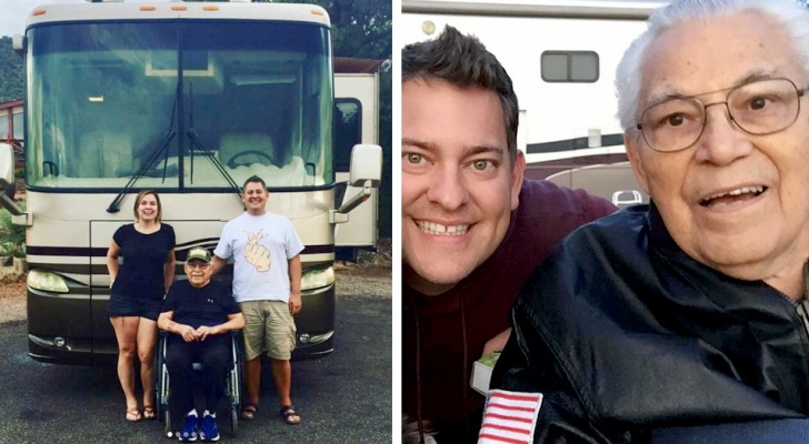 A grandson takes his 95-year-old grandfather on a trip in a the motor home instead of locking him in a retirement home