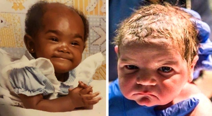 17 newborn babies who at just a few days old looked like adorable old men