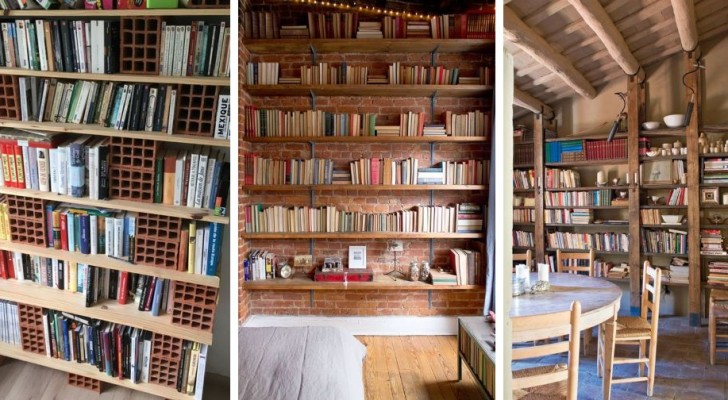10 splendide librerie fai-da-te per arredare in stile rustico ma con gusto moderno
