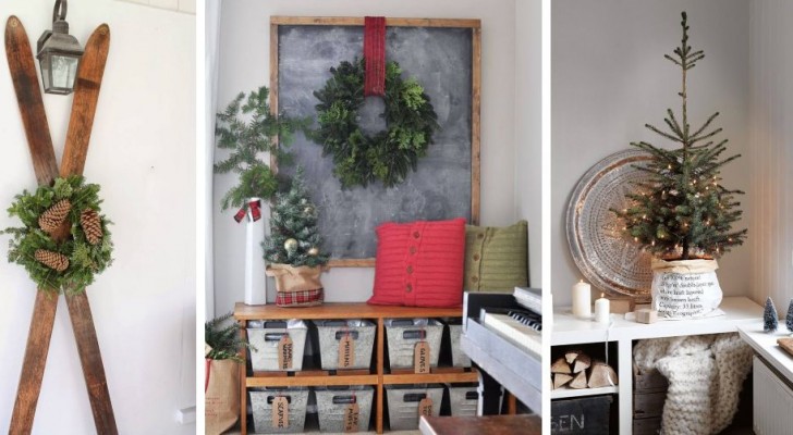 10 onweerstaanbare ideeën om het huis met Kerstmis in landelijke stijl te decoreren