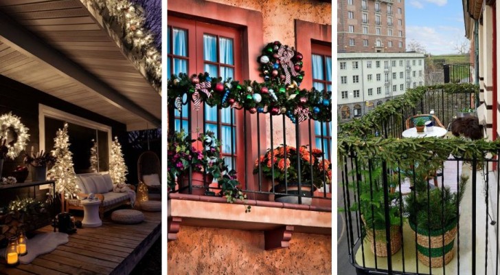 11 magiche idee per decorare il balcone in pieno spirito natalizio