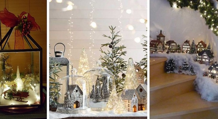 12 betoverende kerstlandschappen om zelf op te zetten in verschillende hoeken van het huis