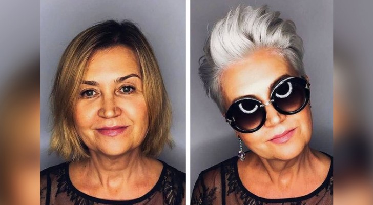 16 women who, after the age of 40, wanted to cut their hair short to maintain a more youthful look