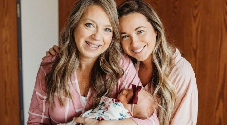 A 51-year-old mom gives birth to her granddaughter, acting as surrogate mother for her daughter with infertility problems