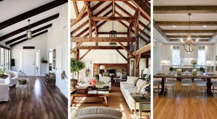 11 idee affascinanti per arricchire le stanze con splendidi soffitti fatti di travi in legno