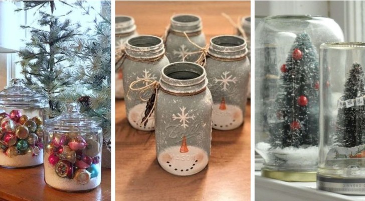10 trouvailles incroyables pour transformer les pots et bocaux en verre en de fantastiques décorations de Noël 
