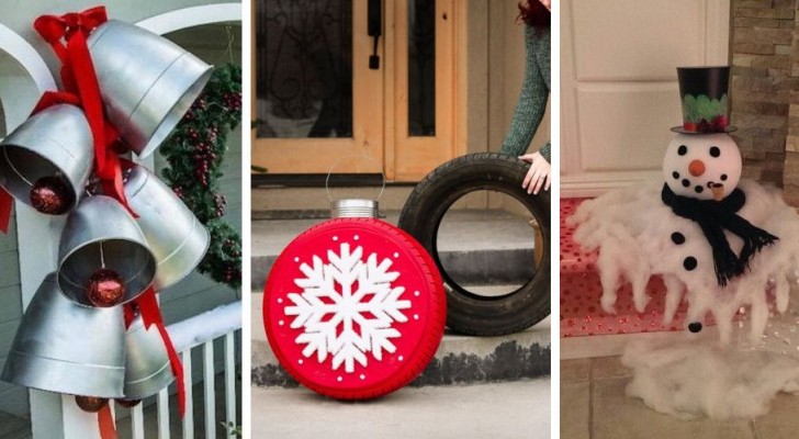 11 decorazioni giganti e super-creative da sfoggiare in giardino durante le feste di Natale