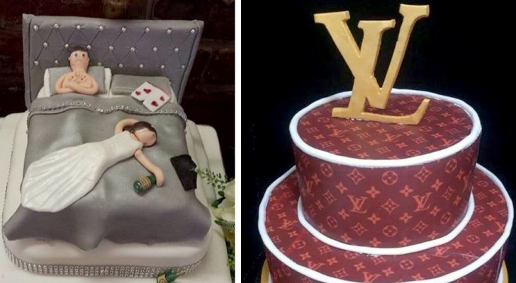 15 wedding cakes that stood out for their extravagance and wackiness