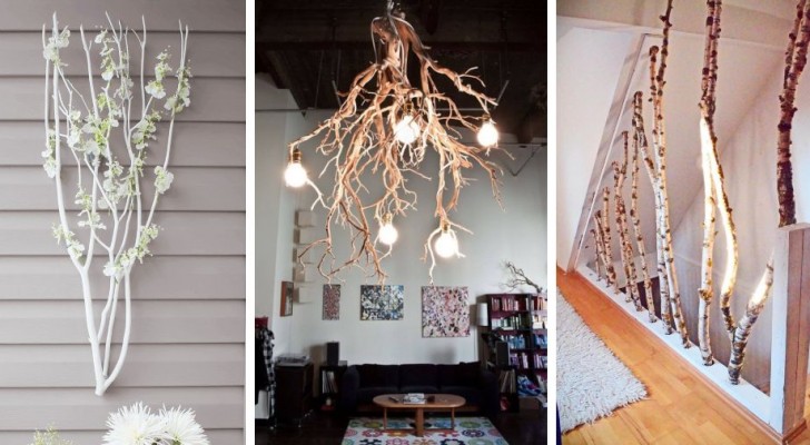 15 affascinanti spunti d'arredo con rami secchi per decorare ogni ambiente in modo naturale