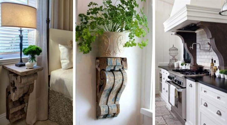 13 ideeën om met planksteunen te decoreren en ruimtes met mooie rustieke details te verrijken
