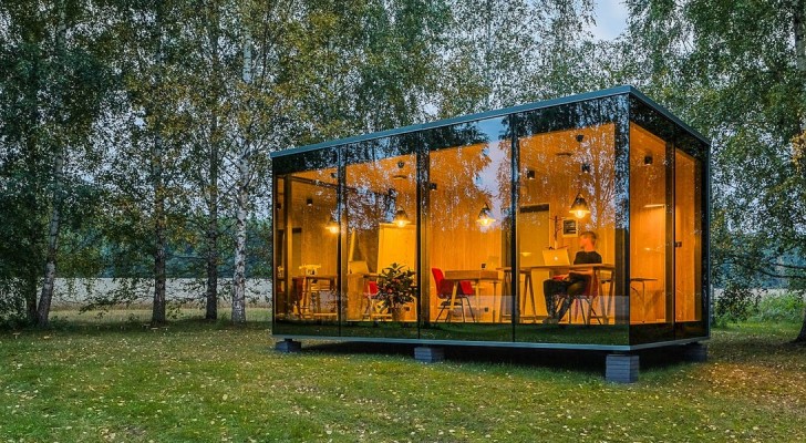 Una compagnia estone ha creato un ufficio "in scatola" da mettere in giardino: disponibile anche su Amazon