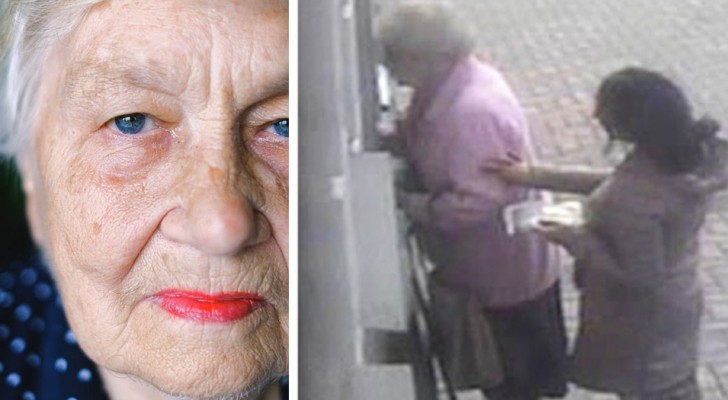 A grandmother puts the thief who tried to rob her at an ATM on the run: "You're not having my money, I earned it!"