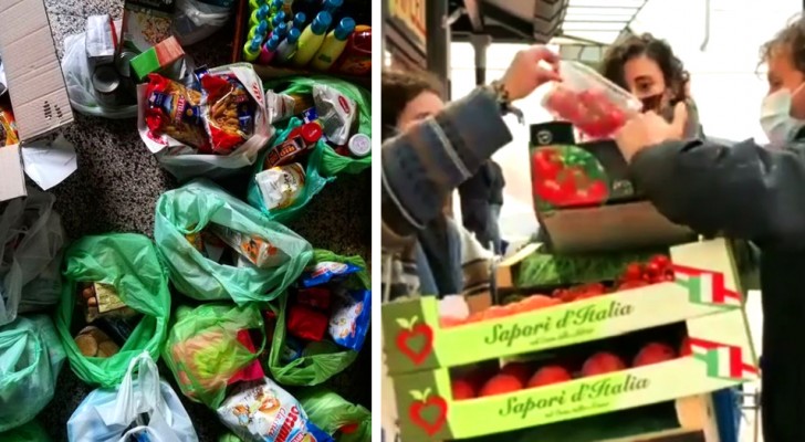A Bari, gli studenti salvano il cibo invenduto e lo donano alle famiglie bisognose più colpite dal lockdown