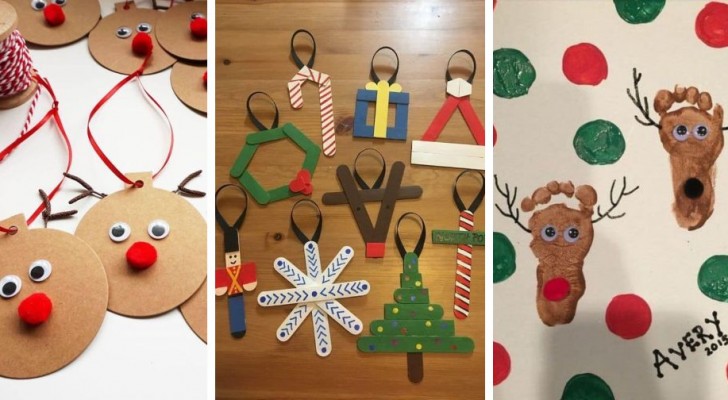 12 leuke kerstknutselwerkjes om samen met de kinderen te maken tijdens de feestdagen
