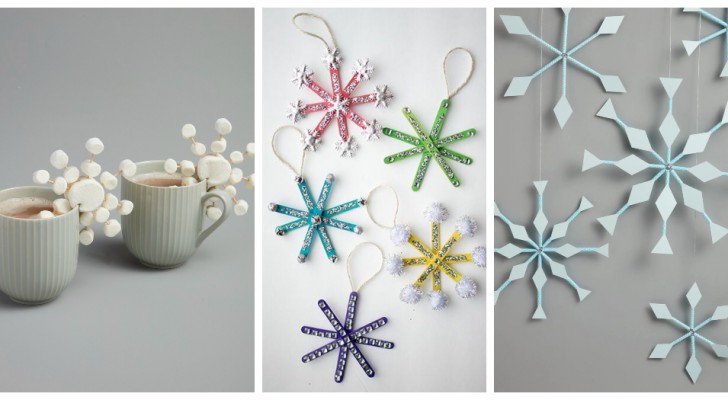 10 astuces super créatives pour décorer la maison avec les cristaux de neige DIY pendant les fêtes 