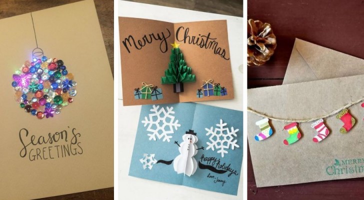 11 adorabili biglietti di Natale tridimensionali perfetti per dedicare alle persone un pensiero creativo