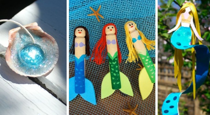 6 lavoretti adorabili per tutti i bimbi che amano il magico mondo delle sirene