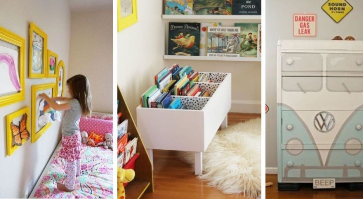 12 geweldige recyclingprojecten om de kinderkamer in te richten door oude meubels te recyclen