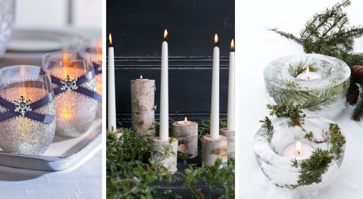 10 charmante DIY-Kerzenhalter, die perfekt sind, um einen winterlichen Touch in Ihr Zuhause zu bringen